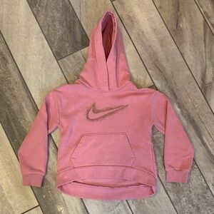 Nike Kids Hoodie in Soft Pink